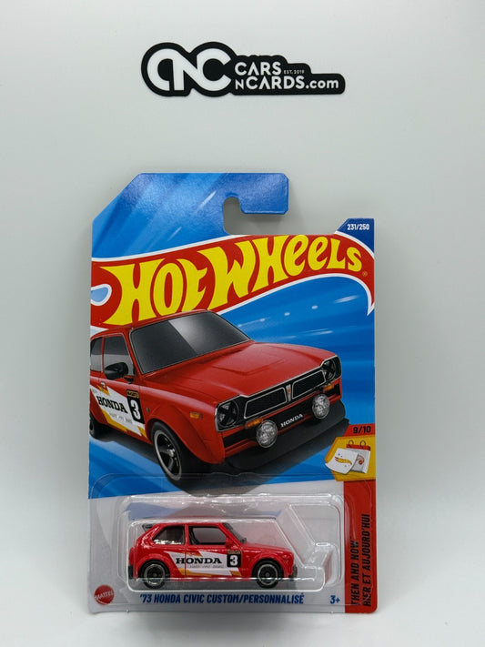 2025 Hot Wheels Then and Now 9/10 '73 Honda Civic Custom
