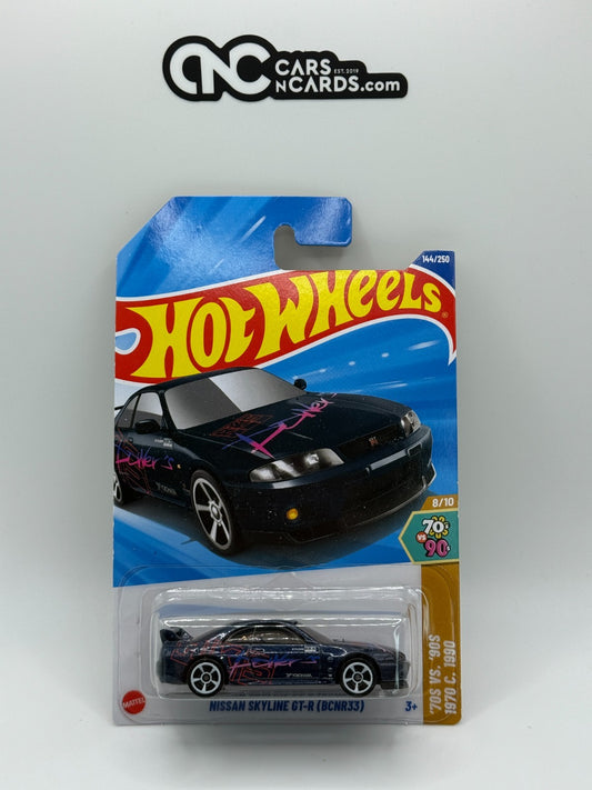 2025 Hot Wheels '70s Vs. '90s 8/10 Nissan Skyline GT-R (BCNR33)