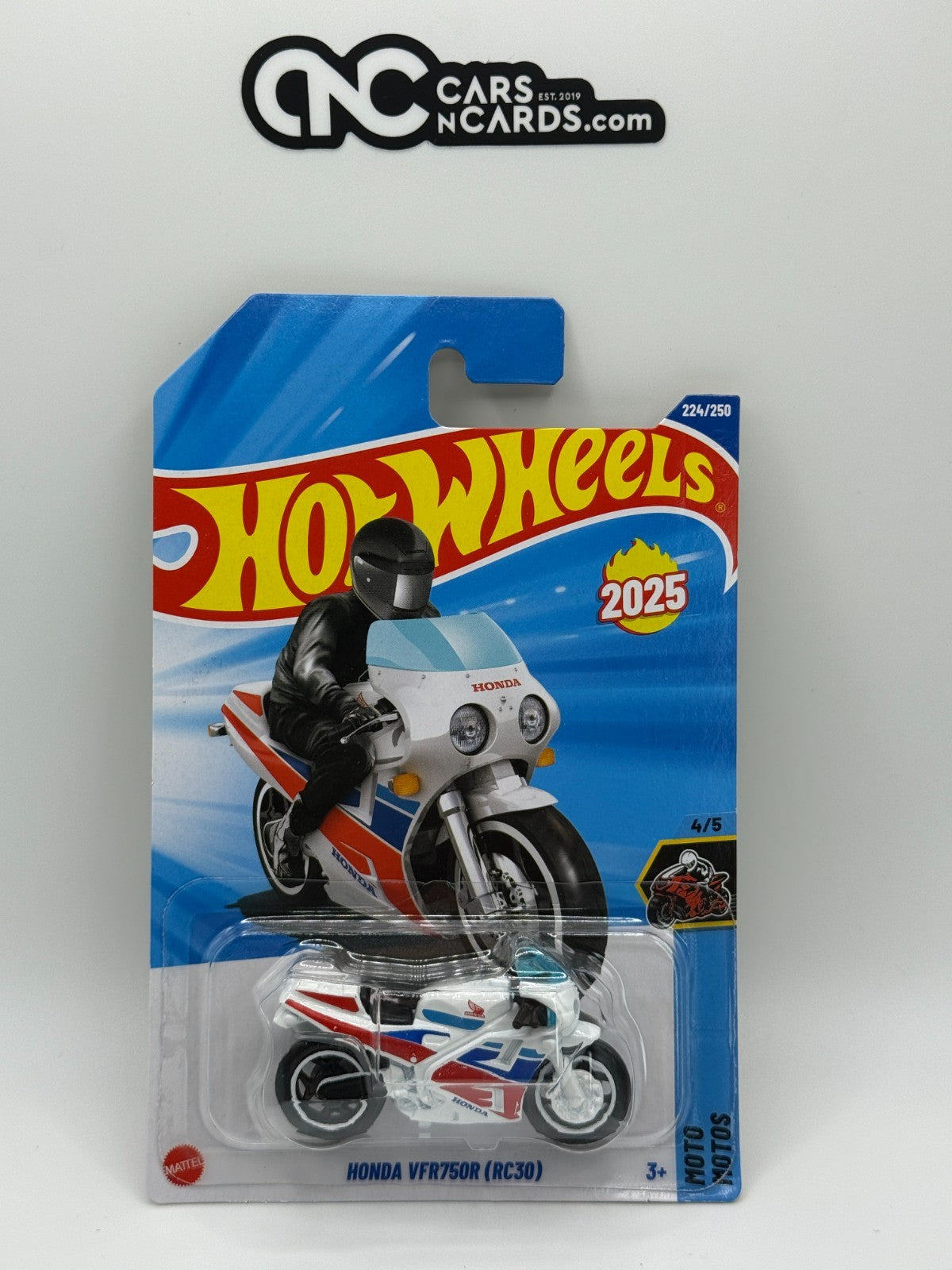 2025 Hot Wheels Moto 4/5 Honda VFR750R (RC30)