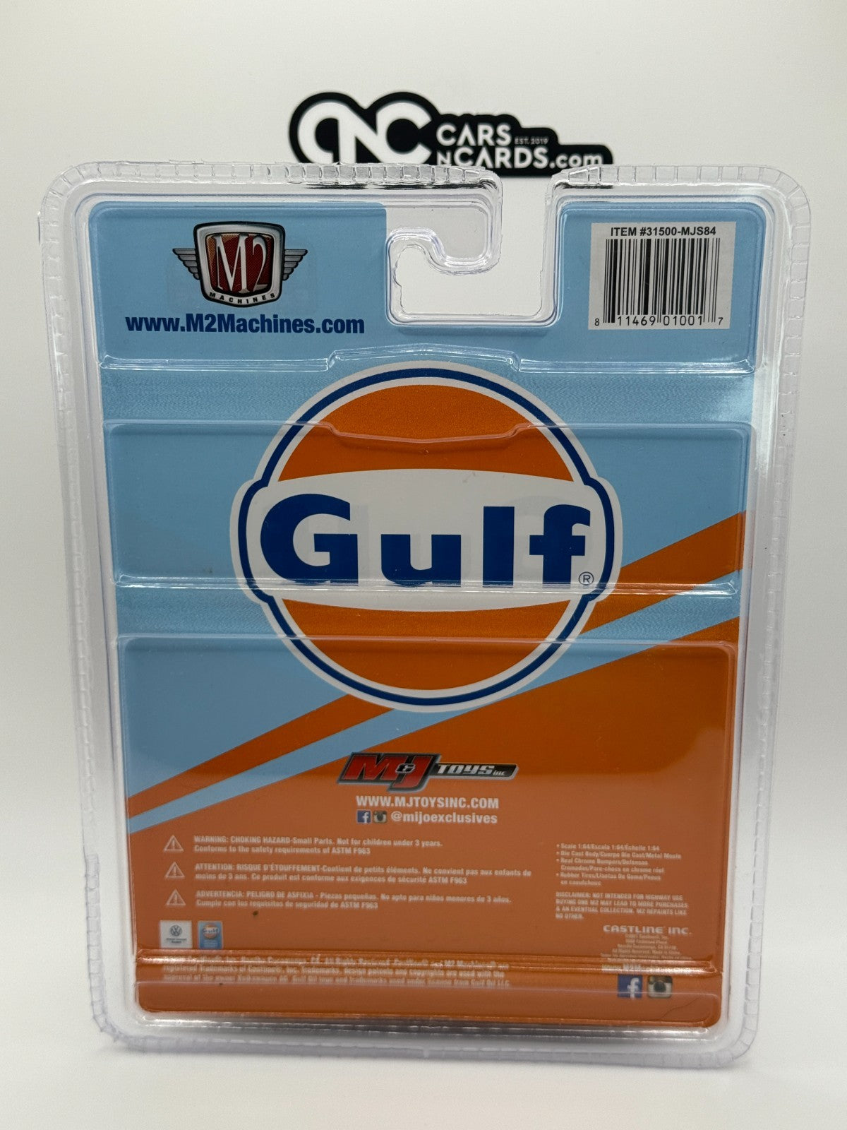 M2 Machines 1:64 1960 Volkswagen Delivery van Custom GULF Blue MiJo Exclusives