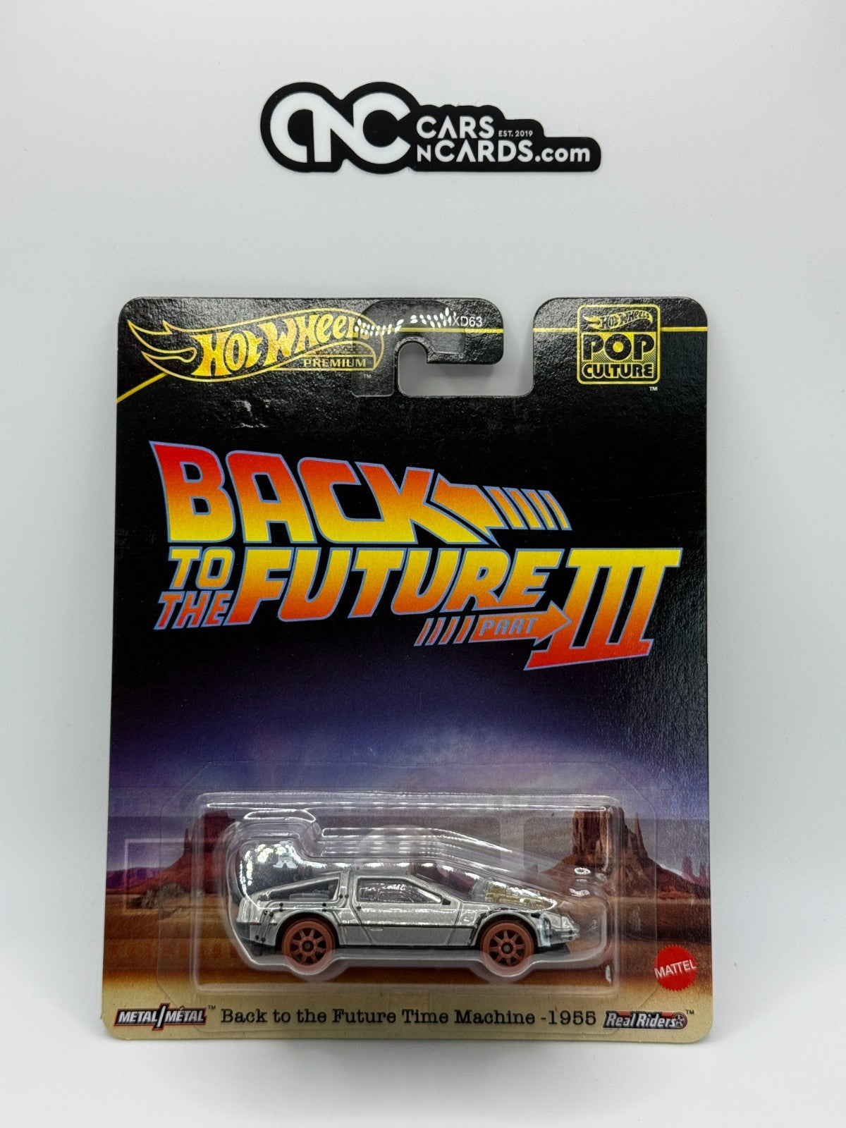 2025 Hot Wheels Premium Pop Culture Back to the Future III Time Machine 1955