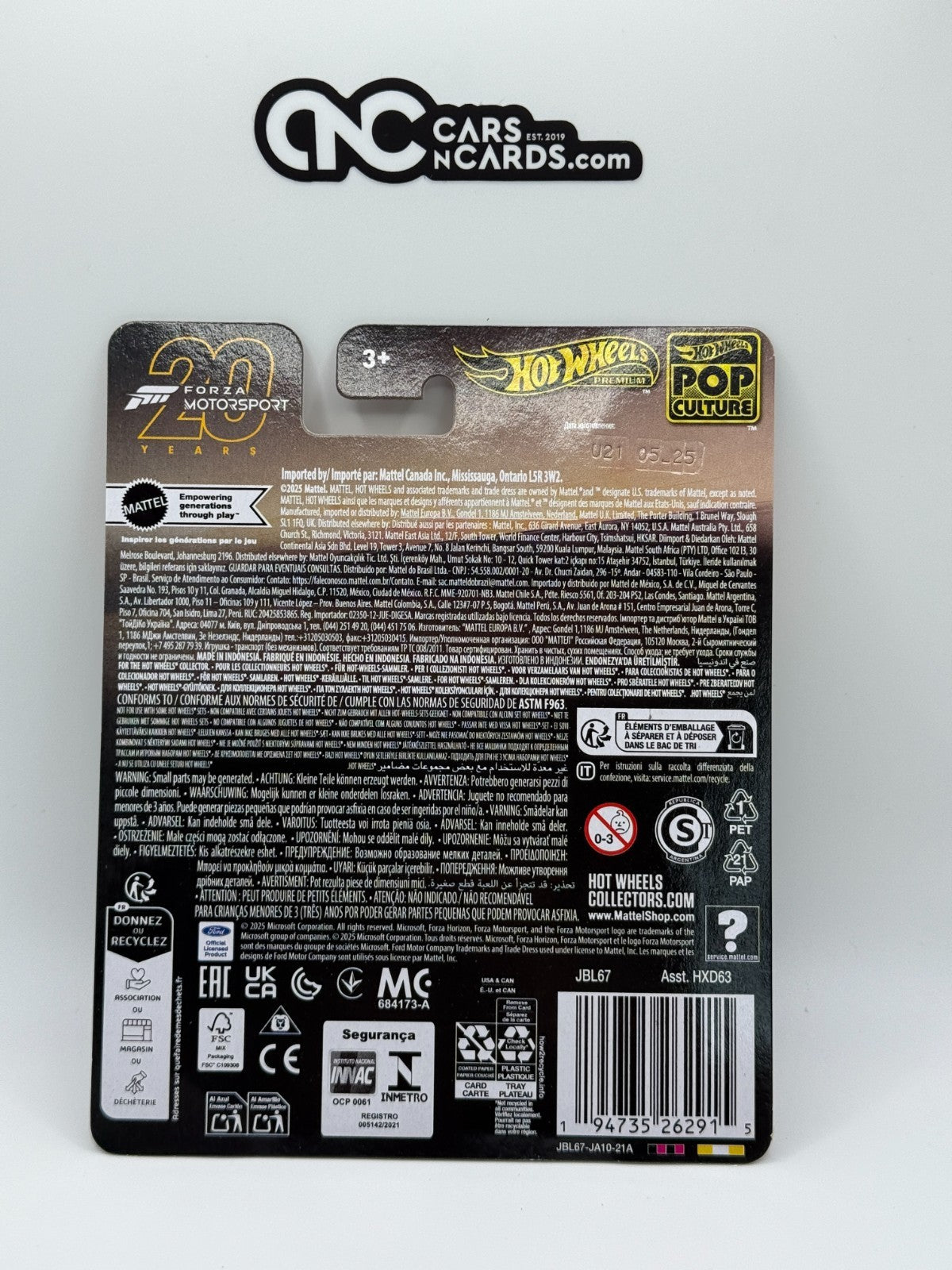 2025 Hot Wheels Premium Pop Culture Forza Motorsport 2016 Ford GT Race