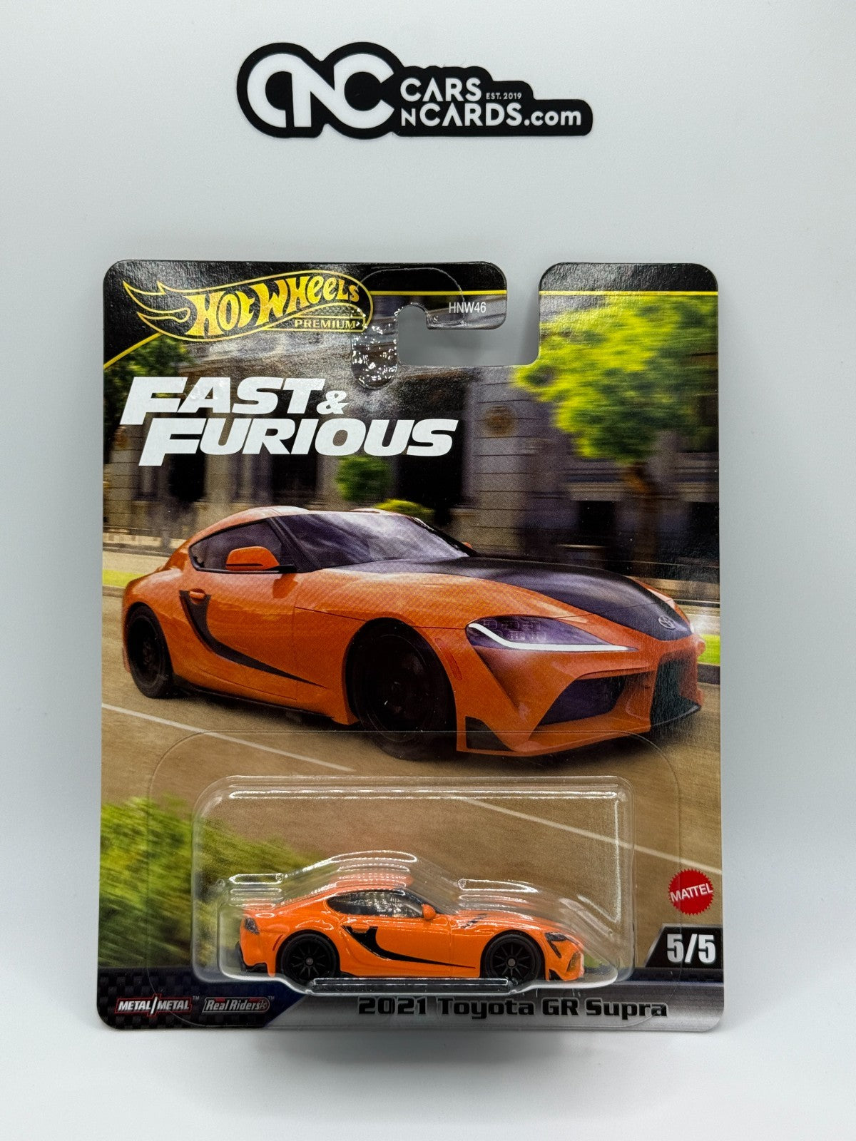 2025 Hot Wheels Premium Fast & Furious 5/5 2021 Toyota GR Supra