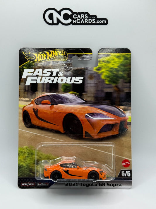 2025 Hot Wheels Premium Fast & Furious 5/5 2021 Toyota GR Supra