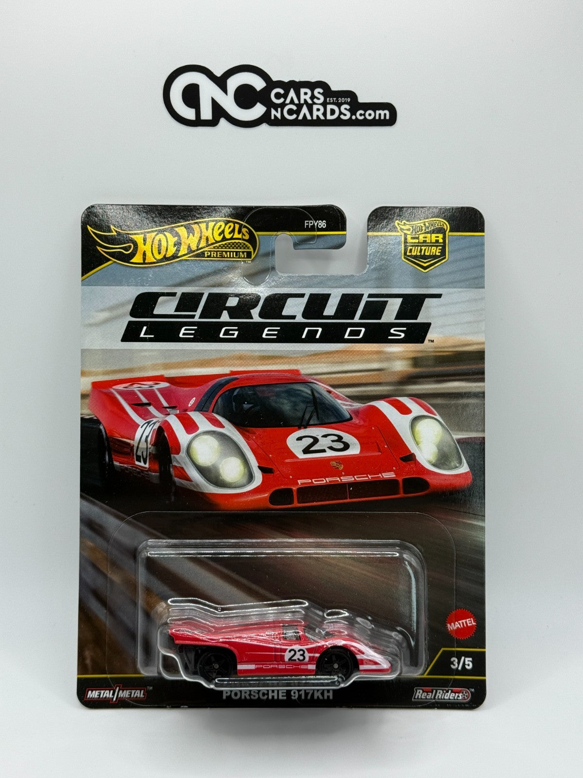 2025 Hot Wheels Premium Car Culture Circuit Legends 3/5 Porsche 917KH