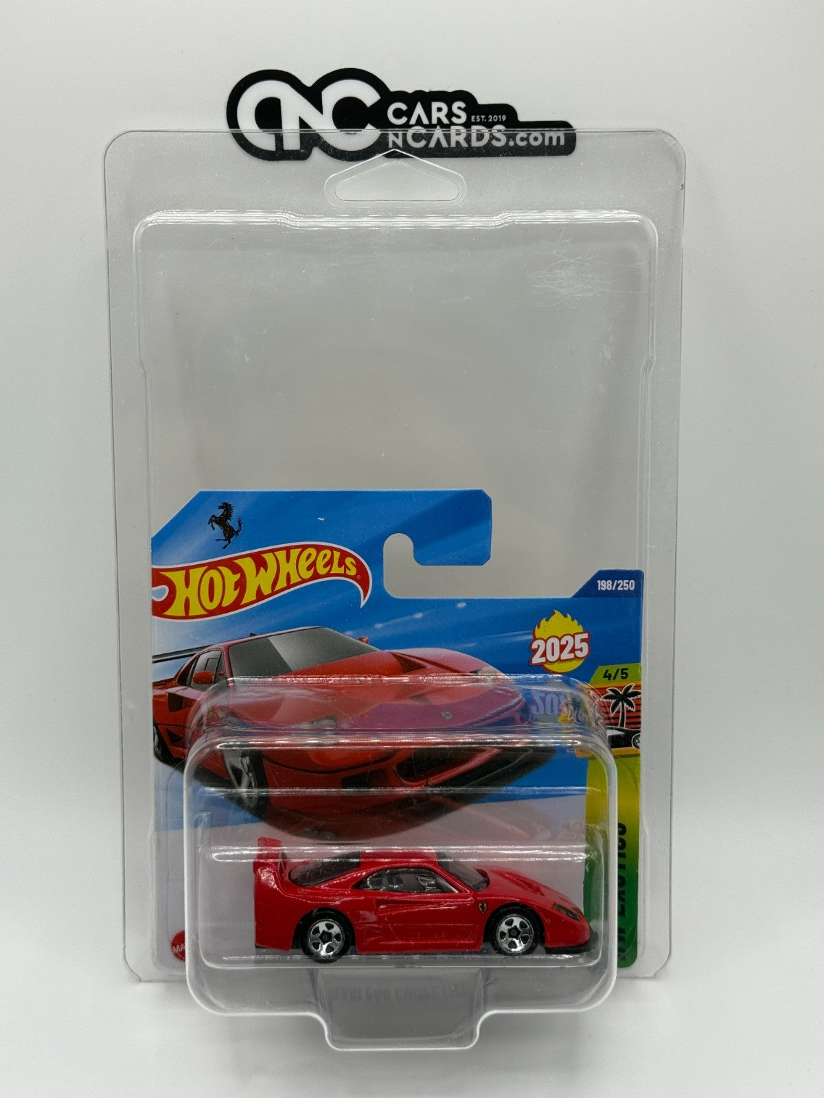 2025 Hot Wheels HW Exotics 4/5 Ferrari F40 Competizione With Protector