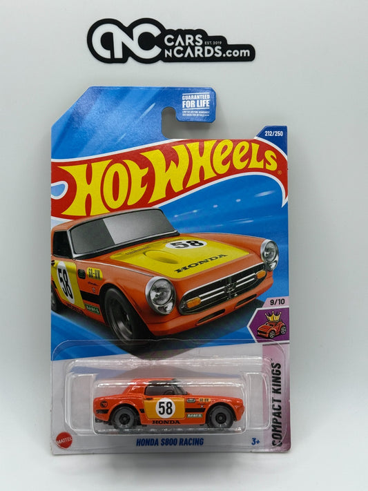 2025 Hot Wheels Compact Kings 9/10 Honda S800 Racing Treasure Hunt