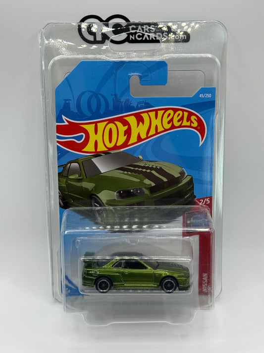 2019 Hot Wheels Super Treasure Hunt Nissan Nissan Skyline GT-R BNR34 W/Protector
