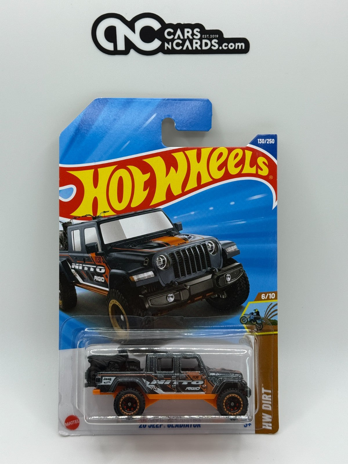2025 Hot Wheels Super Treasure Hunt HW Dirt 6/10 '20 Jeep Gladiator W/Protector