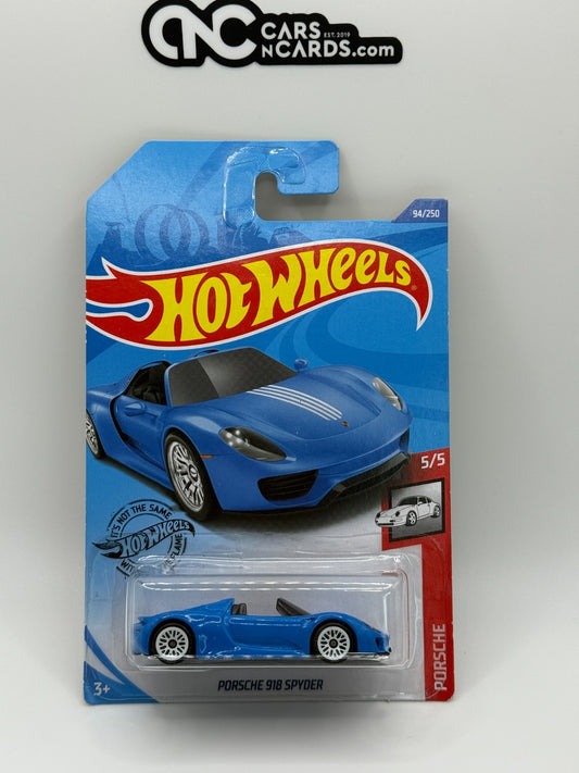 2020 Hot Wheels Porsche 5/5 Porsche 918 Spyder (Soft Corners)