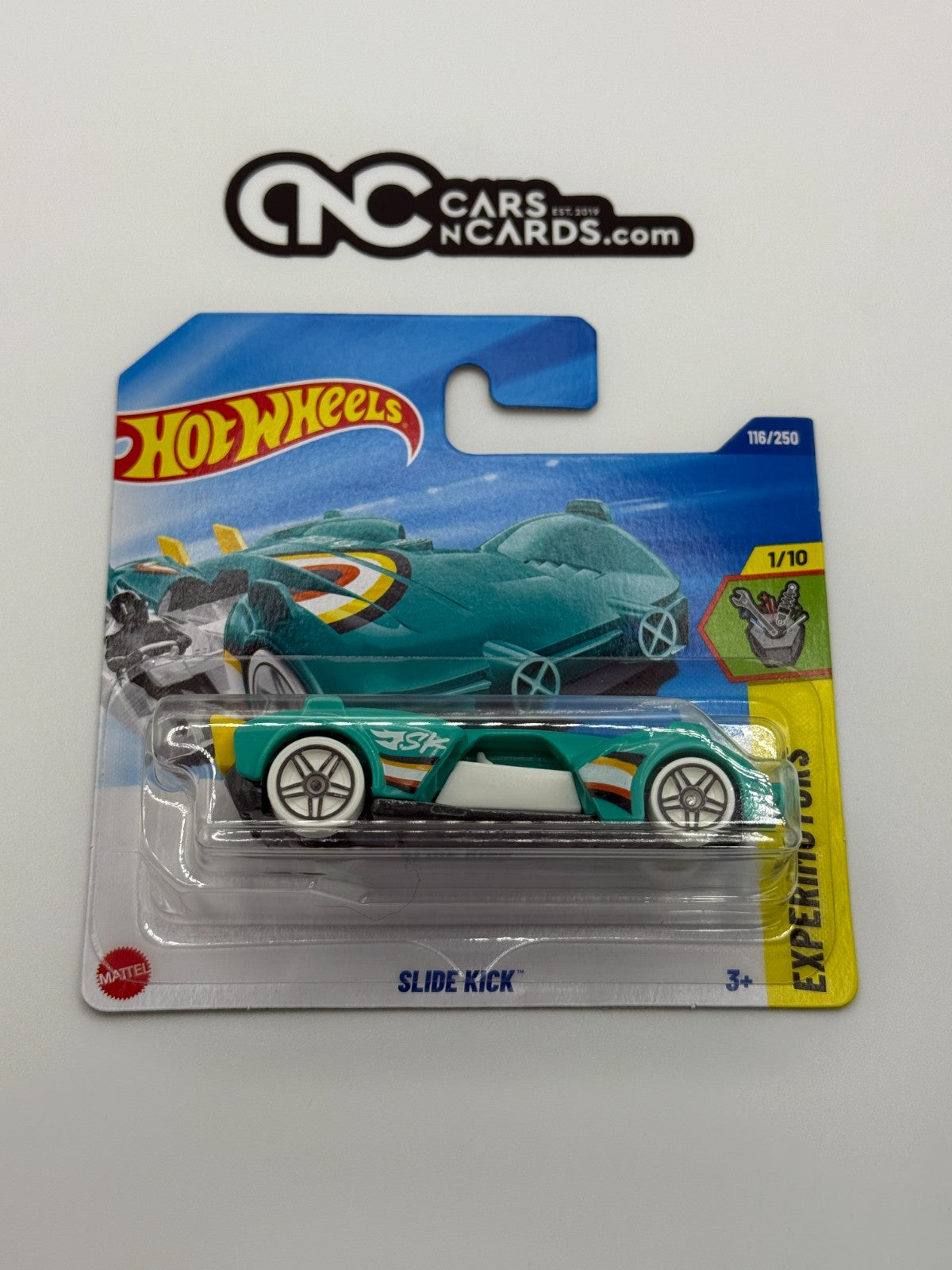 2025 Hot Wheels Experimotors 1/10 Slide Kick (Short Card)