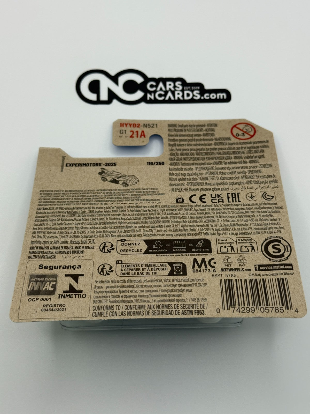 2025 Hot Wheels Experimotors 1/10 Slide Kick (Short Card)