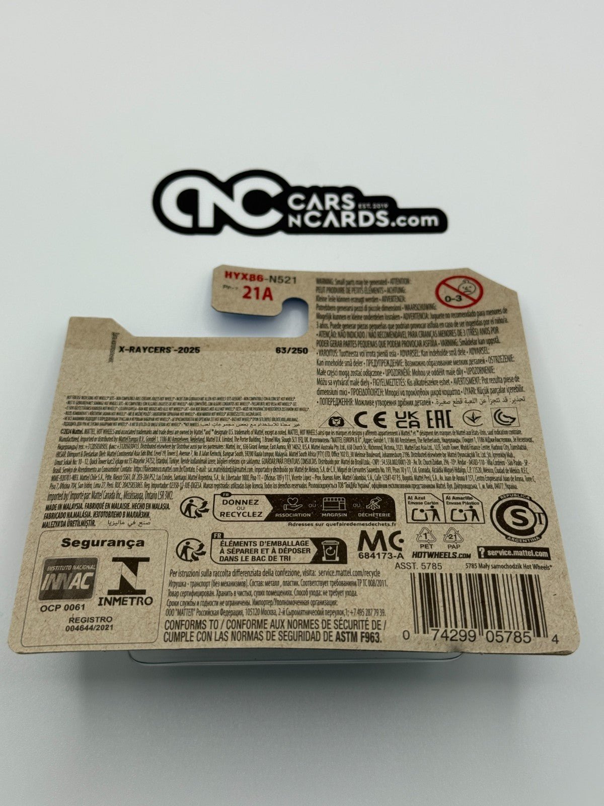 2025 Hot Wheels X-Raycers 4/10 Monteracer (Short Card)