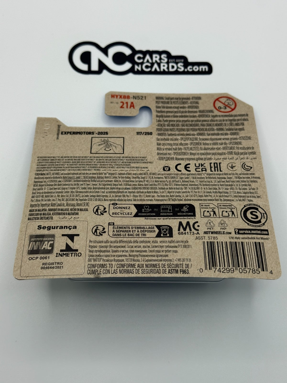 2025 Hot Wheels Experimotors 2/10 Flippin Fast (Short Card)