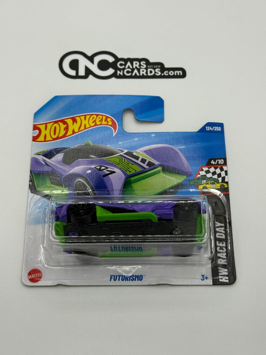 2025 Hot Wheels HW Race Day 4/10 Futurismo (Short Card)