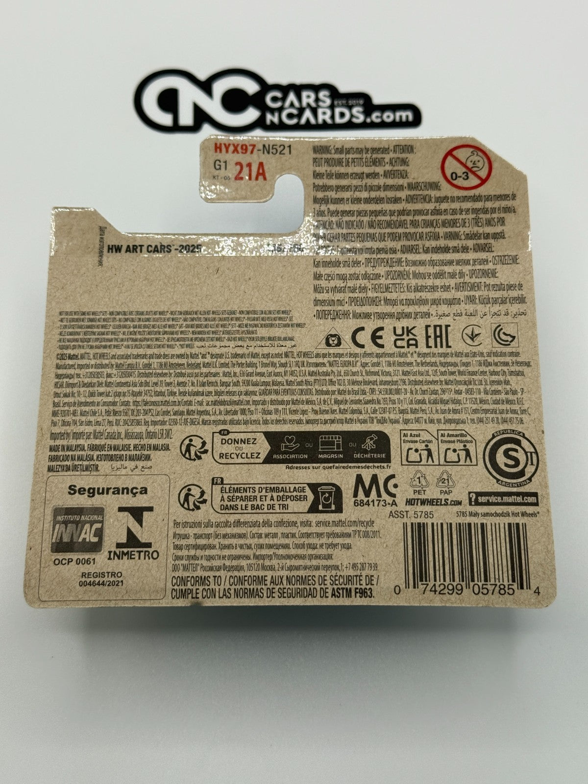 2025 Hot Wheels HW Art Cars 9/10 Long Bloc (Short Card)