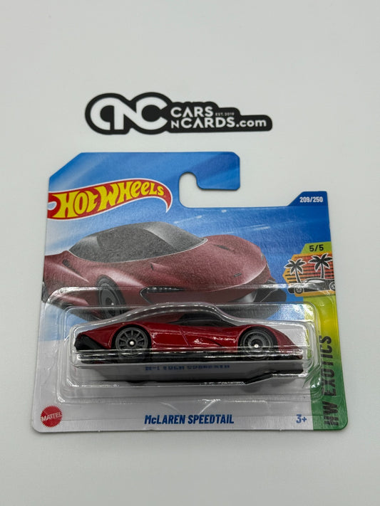 2025 Hot Wheels HW Exotics 5/5 McLaren Speedtail (Short Card)
