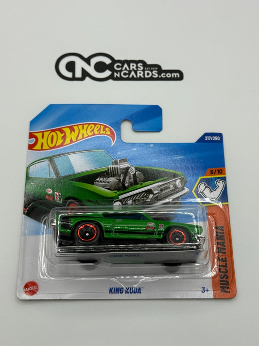 2025 Hot Wheels Muscle Mania 6/10 King Kuda Green (Short Card)