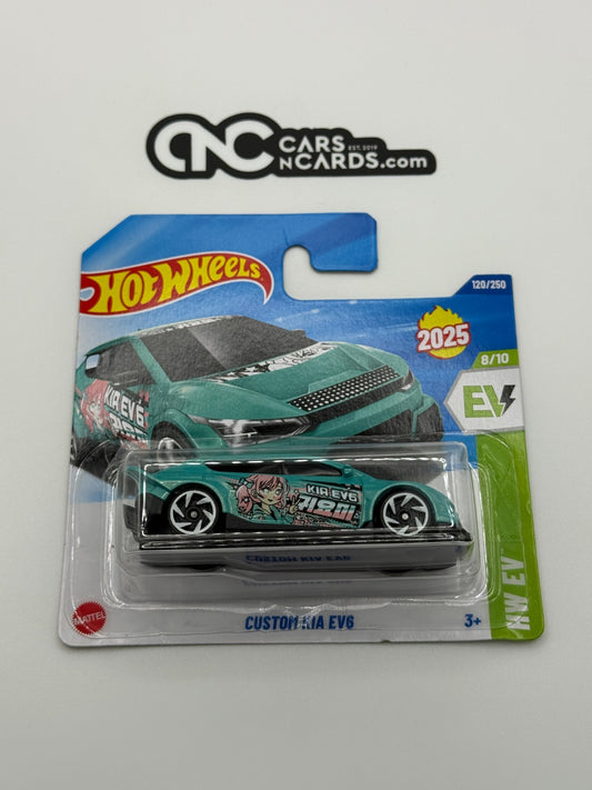 2025 Hot Wheels HW EV 8/10 Custom Kia EV6 (Short Card)
