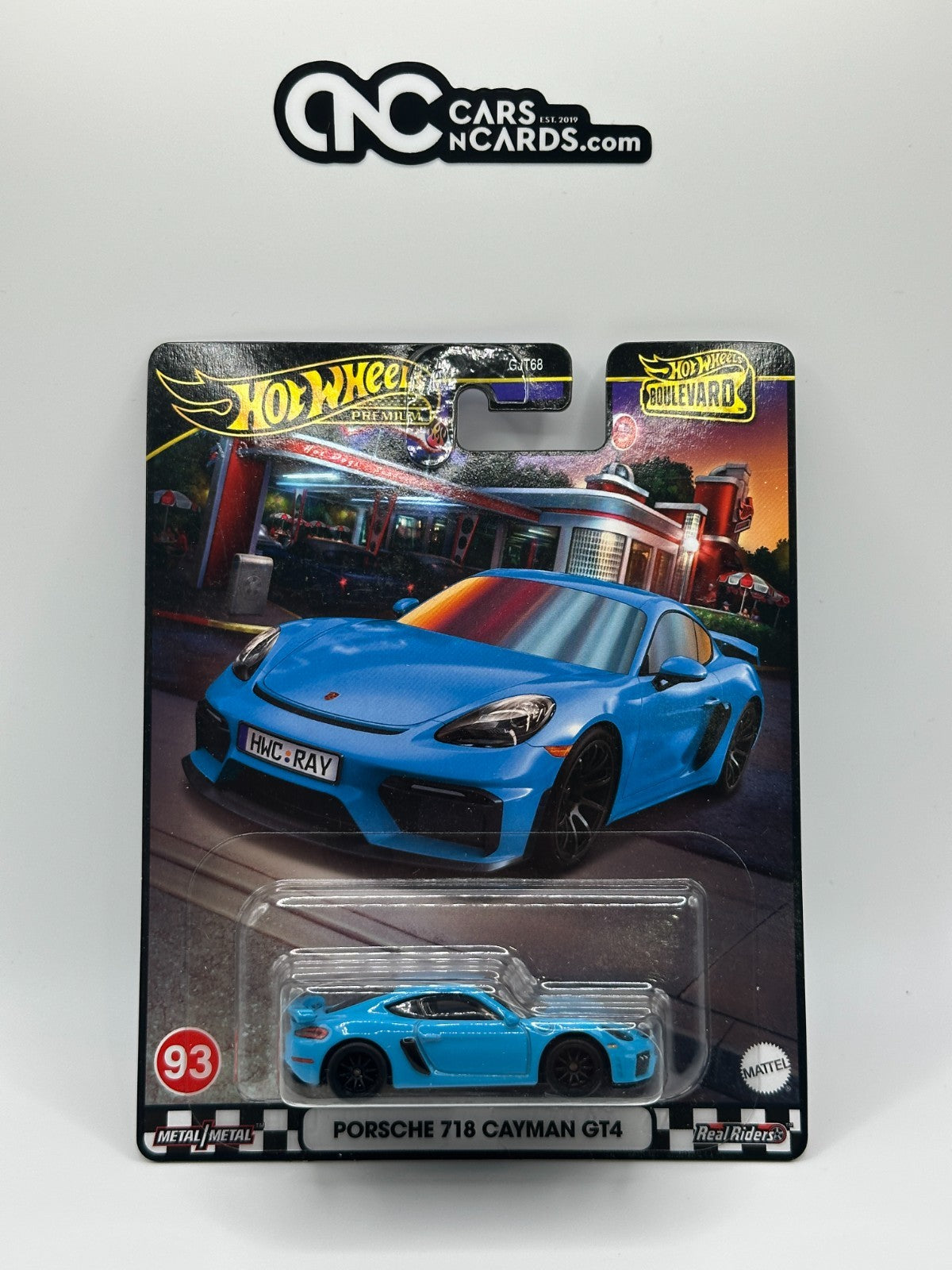 2024 Hot Wheels Premium Boulevard #93 Porsche 718 Cayman GT4
