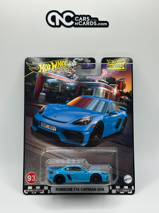 2024 Hot Wheels Premium Boulevard #93 Porsche 718 Cayman GT4