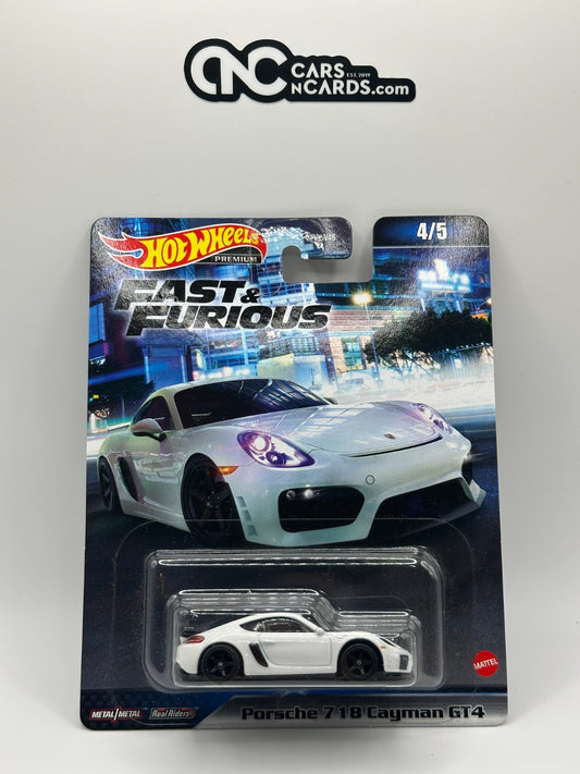 2023 Hot Wheels Fast & Furious 4/5 Porsche 718 Cayman GT4