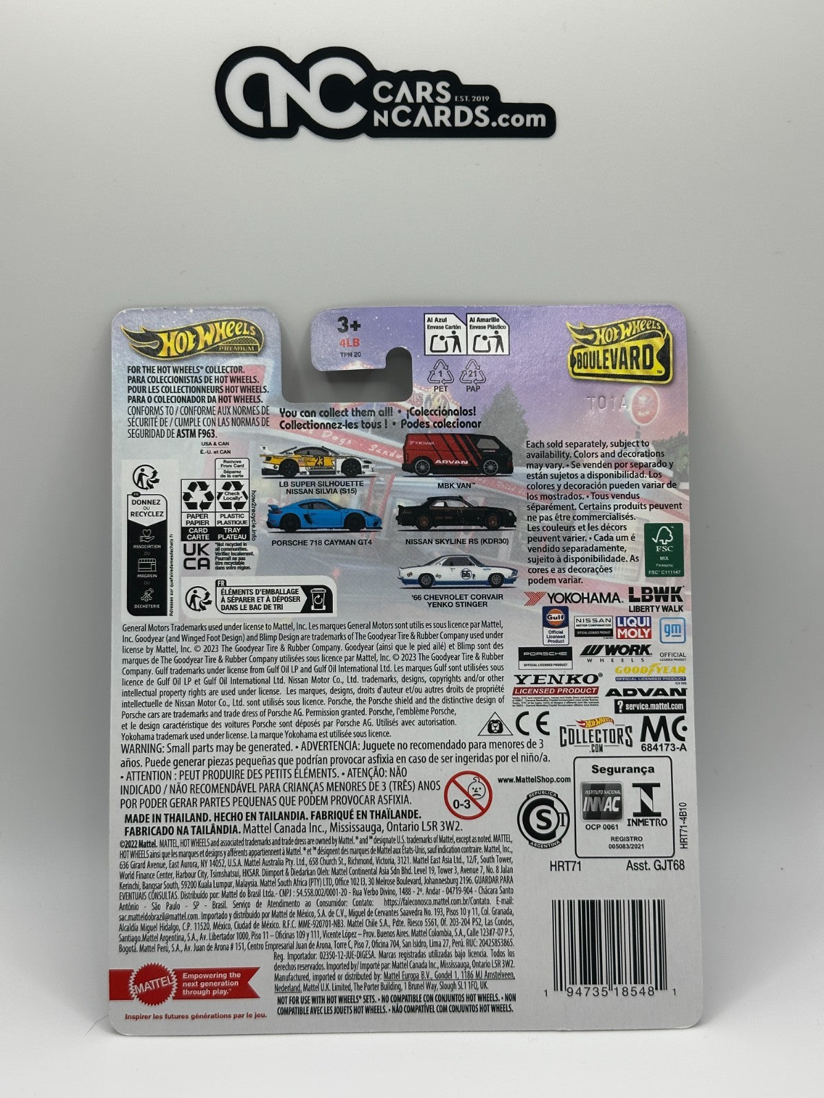 2024 Hot Wheels Premium Boulevard #93 Porsche 718 Cayman GT4