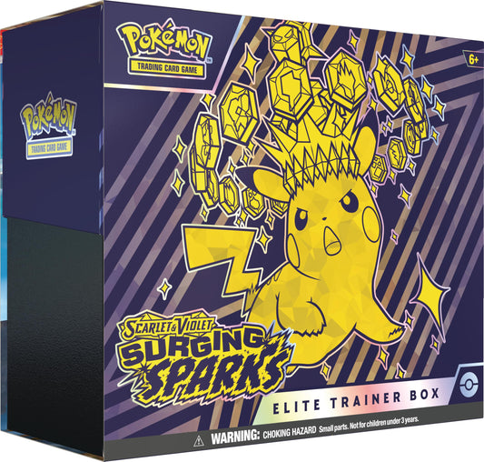 Pokemon Scarlet & Violet Surging Sparks ETB Elite Trainer Box Sealed Box
