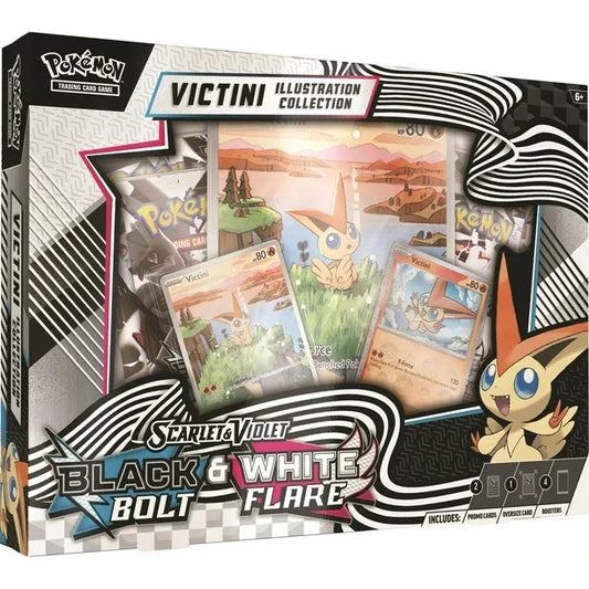 Pokemon Scarlet & Violet Black Bolt & White Flare Victini Collection Sealed Box