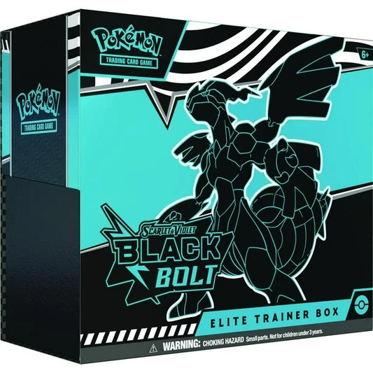 Pokemon Scarlet & Violet Black Bolt ETB Elite Trainer Box Sealed Box