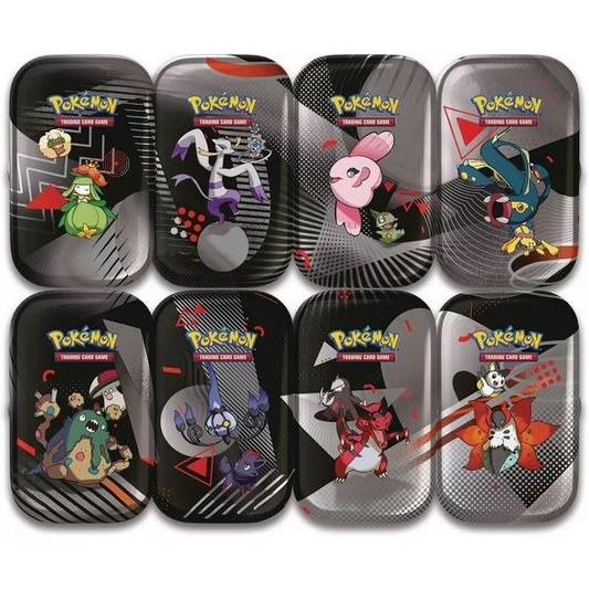 (1) Pokemon Scarlet & Violet Black Bolt & White Flare Unova Mini Tin Random Art