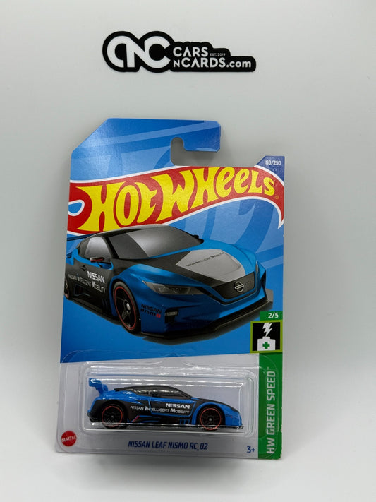 2022 Hot Wheels HW Green Speed #2/5 Leaf Nismo RC_2 #100/250 Blue