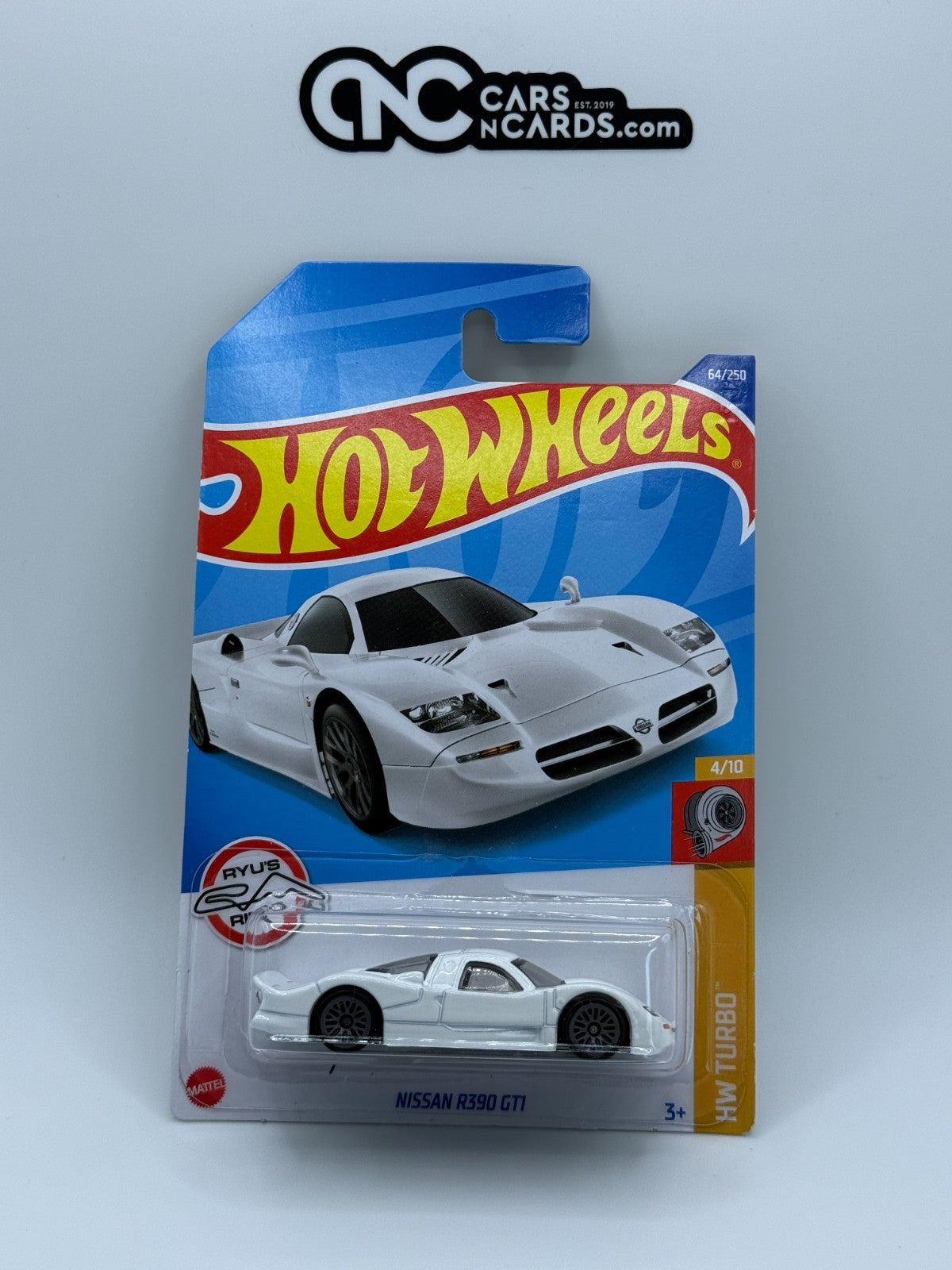 2022 Hot Wheels HW Turbo 4/10 Nissan R390 GT1 White