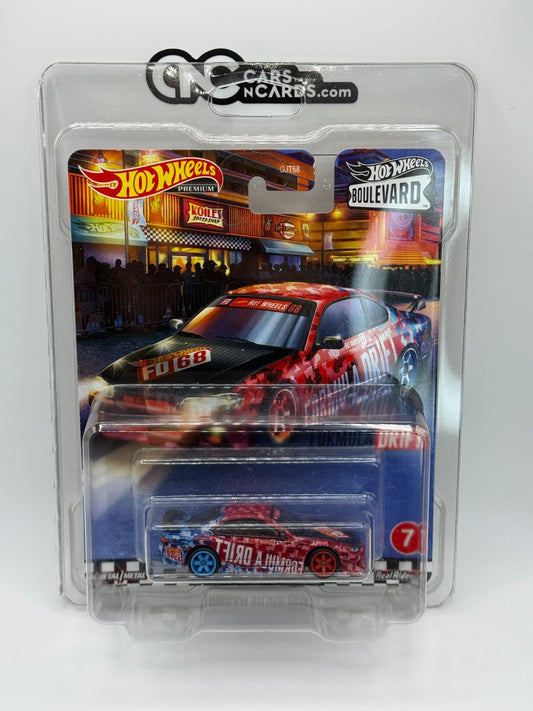 2020 Hot Wheels Premium Boulevard #7 Nissan Silvia (S15) With Protector