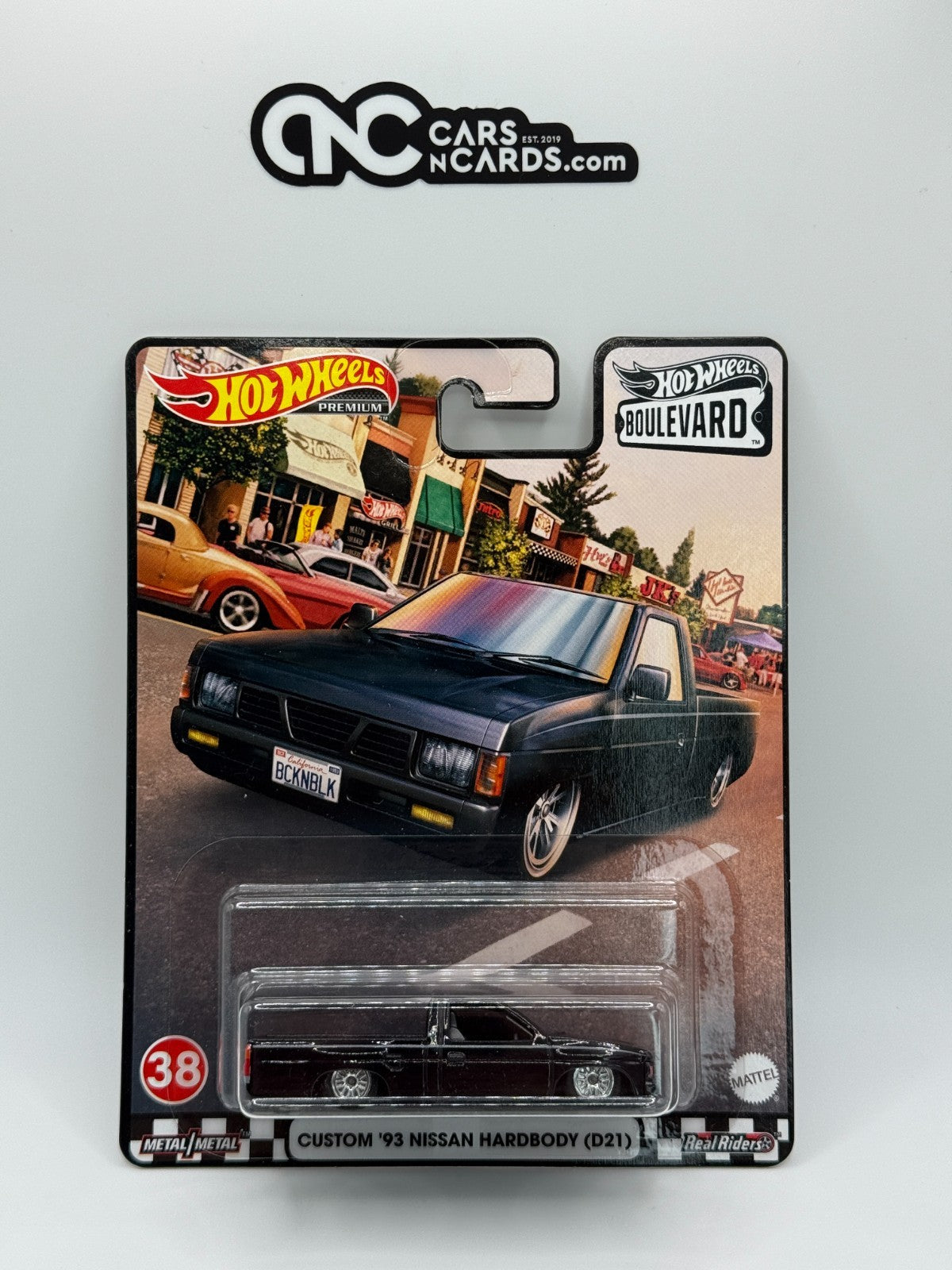 2021 Hot Wheels Premium Boulevard #38 Custom '93 Nissan Hardbody D21 W/Protector