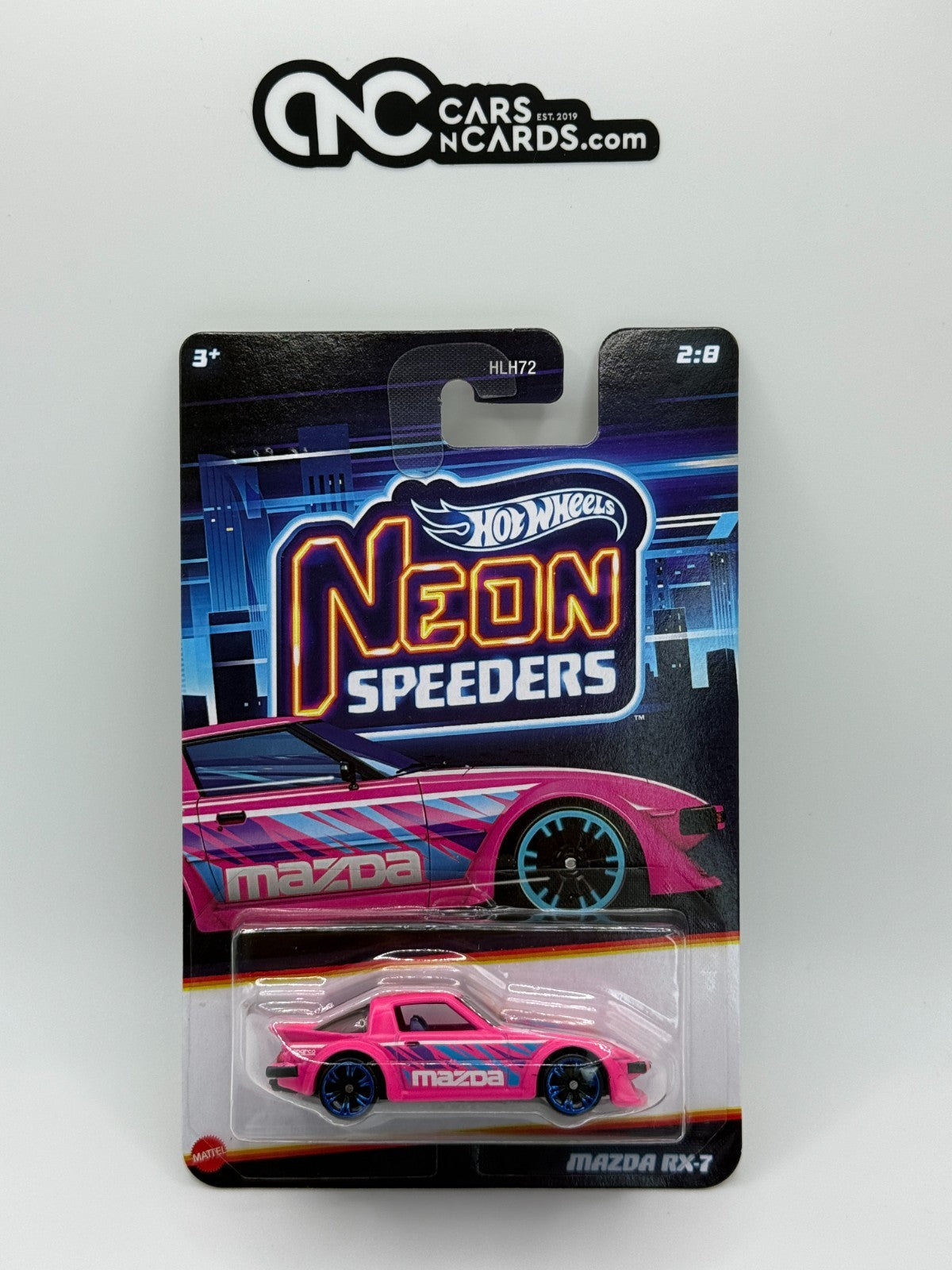 2025 Hot Wheels Neon Speeders 2/8 Mazda RX-7