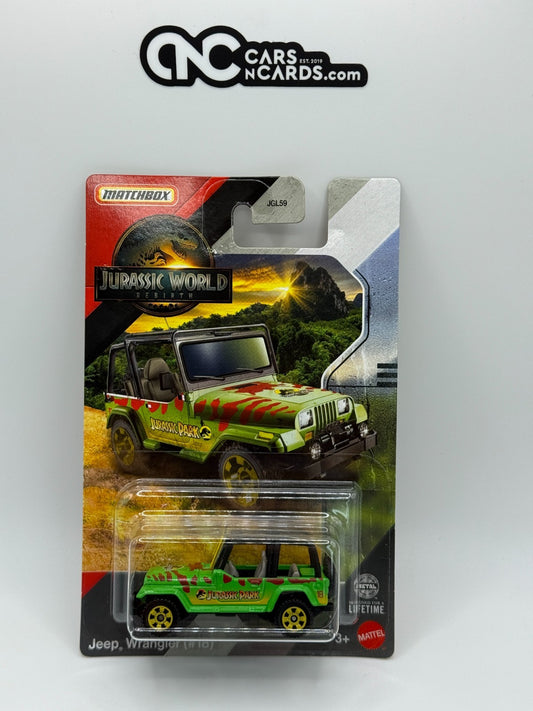 2025 Matchbox Jurassic World Rebirth Jurassic Park Jeep Wrangler (#18)