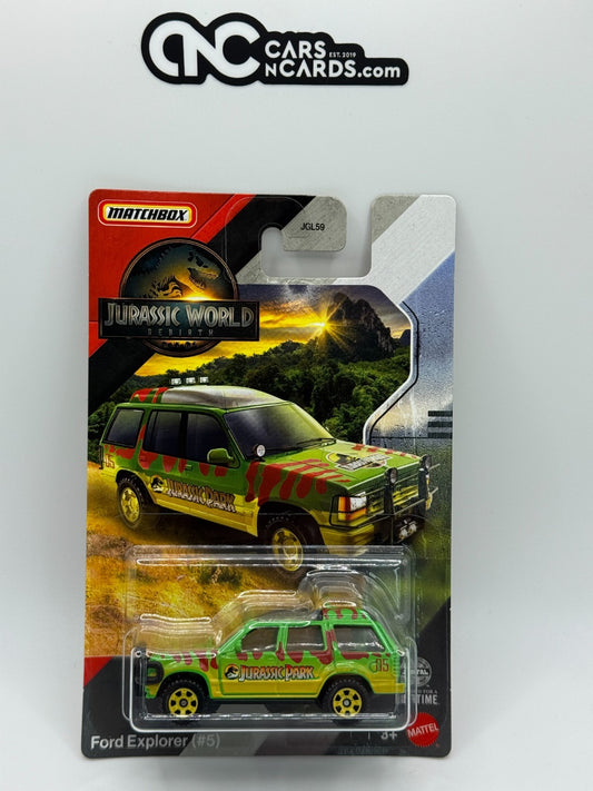 2025 Matchbox Jurassic World Rebirth Jurassic Park Ford Explorer (#5)