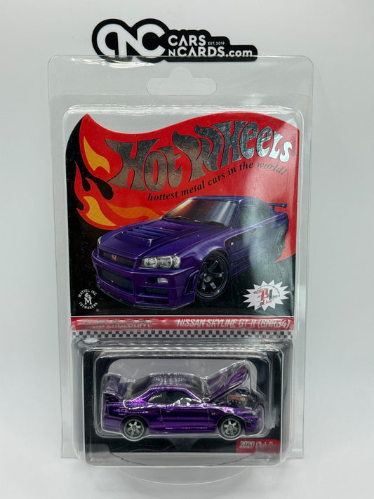 2020 Hot Wheels RLC Purple Nissan Skyline GT-R (BNR34) With Protector