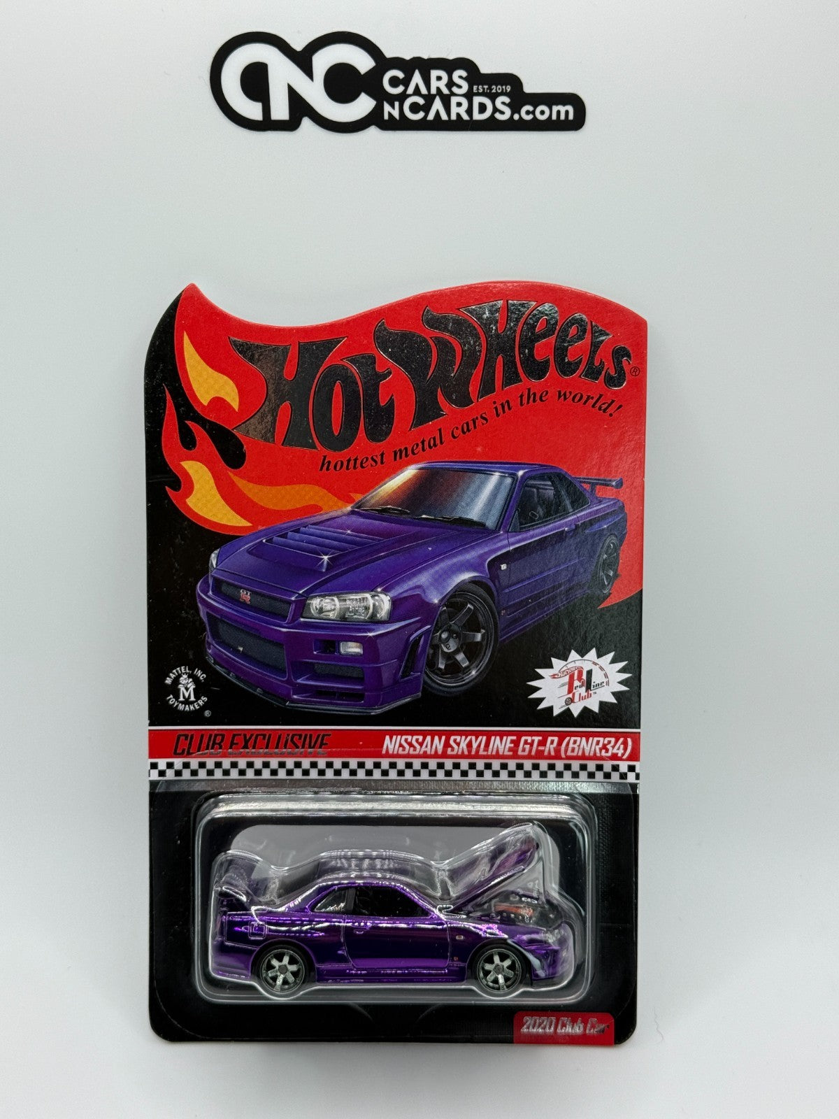 2020 Hot Wheels RLC Purple Nissan Skyline GT-R (BNR34) With Protector