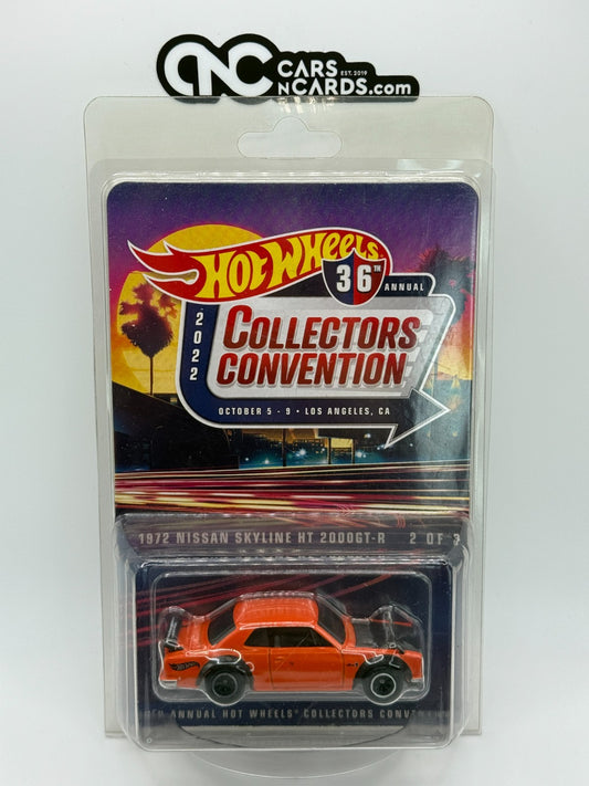 2022 Hot Wheels 36th Annual Collectors Convention 1972 Nissan Skyline HT 2000GTR