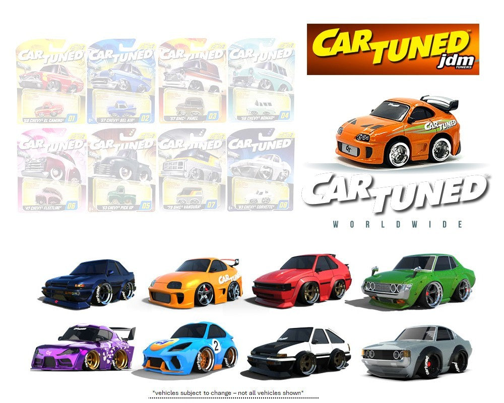 CarTuned 1:64 Series 1 JDM Tuners Assortment of 8 SEALED CASE