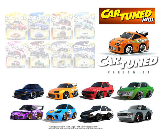 CarTuned 1:64 Series 1 JDM Tuners Assortment of 8 SEALED CASE