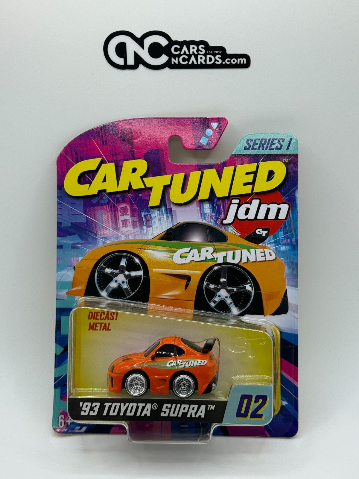 CarTuned 1:64 Series 1 JDM Tuners '93 Toyota Supra 02/08