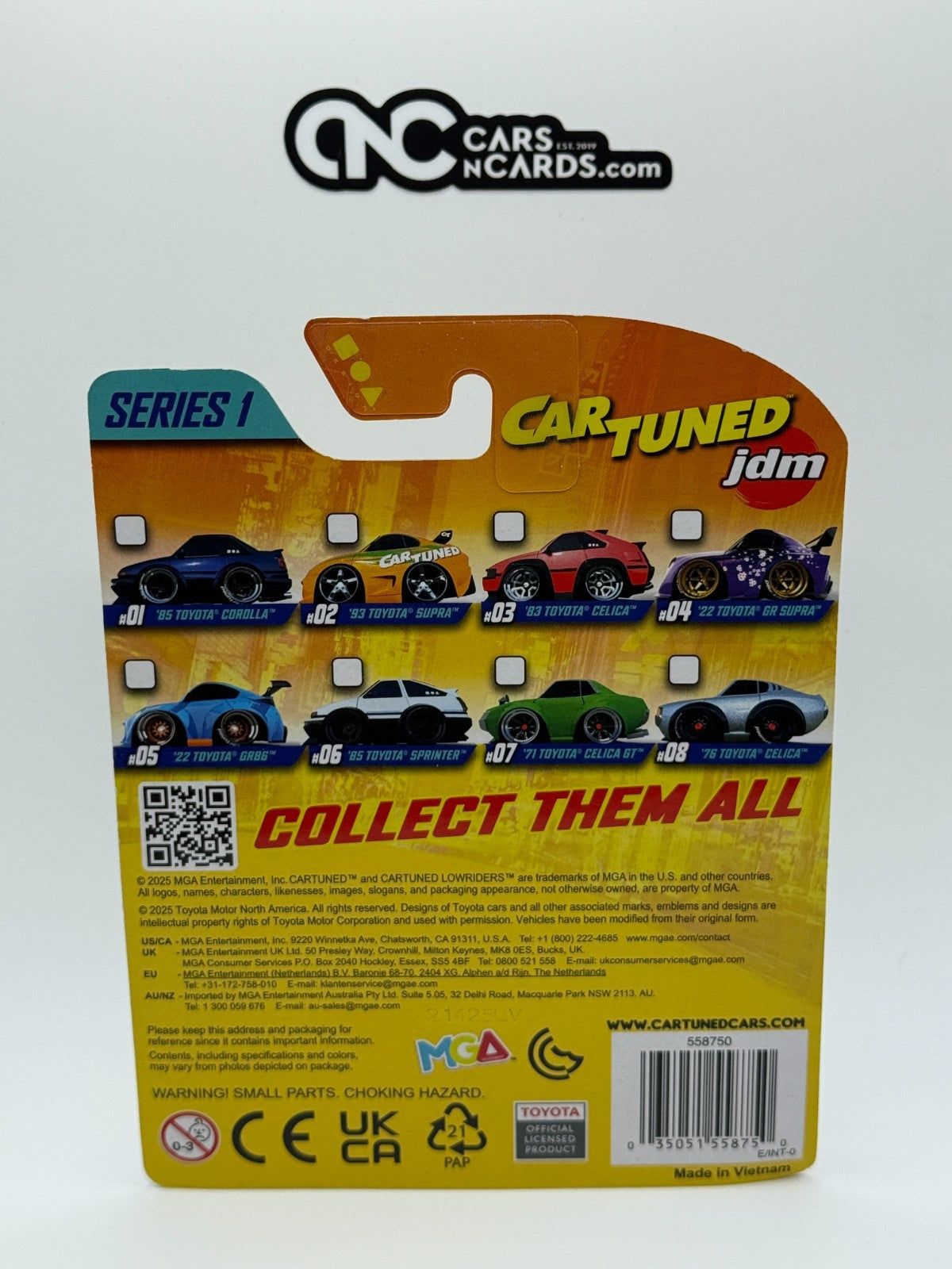 CarTuned 1:64 Series 1 JDM Tuners '93 Toyota Supra 02/08