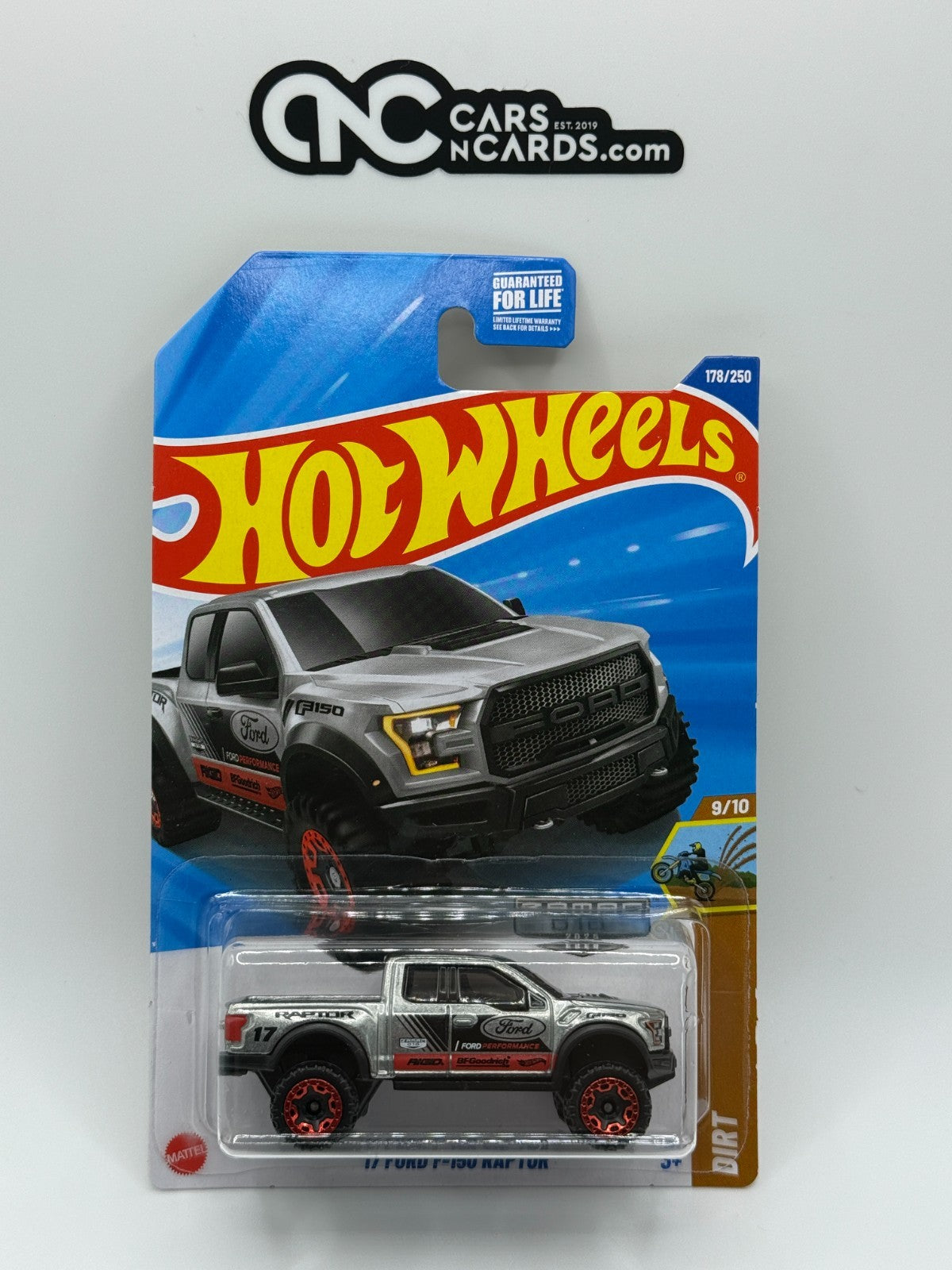 2025 Hot Wheels Dirt 9/10 Zamac '17 Ford F-150 Raptor