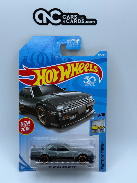 2018 Hot Wheels Factory Fresh 10/10 '82 Nissan Skyline R30 Grey