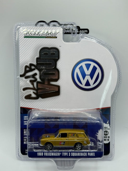 Greenlight Club V-Dub 1969 Volkswagen Type 3 Squareback Panel Hurst