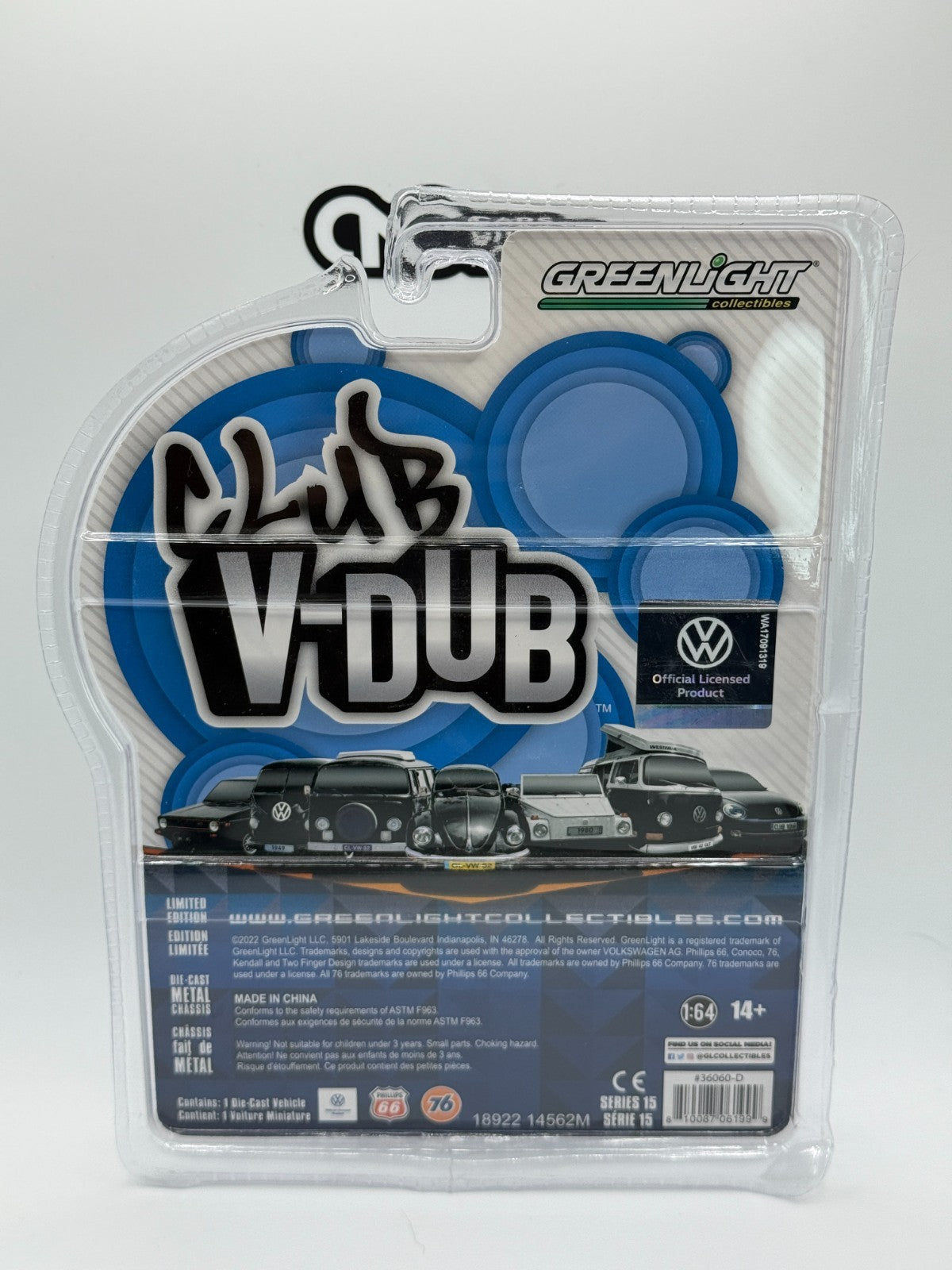Greenlight Club V-Dub 1974 Volkswagen Type 181 ("The Thing") Blue