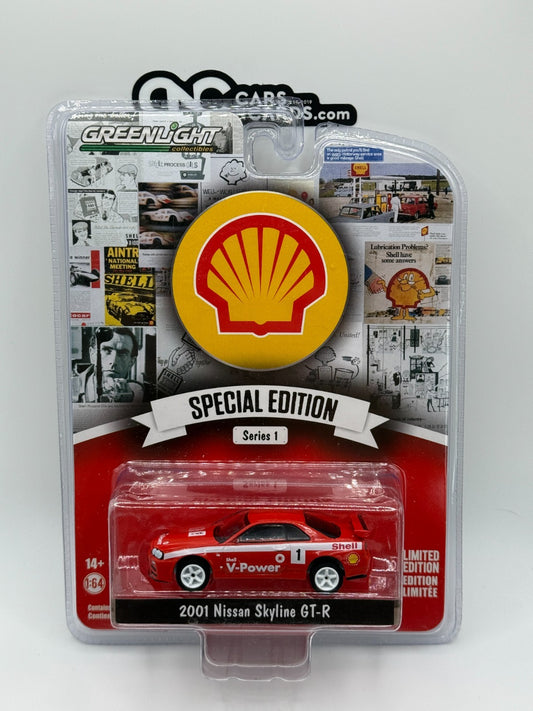 Greenlight Shell Series 1 2001 Nissan Skyline GT-R V-Power